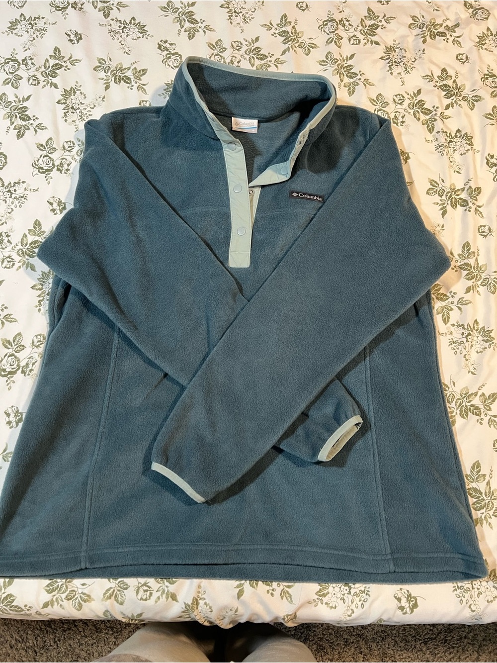 Columbia Slate Blue Fleece Pullover